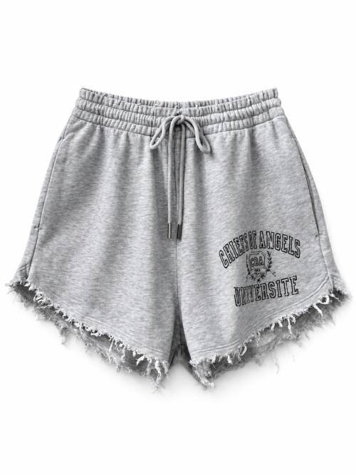 SKOOL OF ROCK RIPPED SWEAT SHORTS