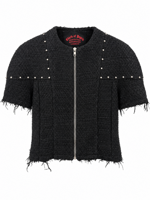 STUDDED RAVEN (IN TWEED)