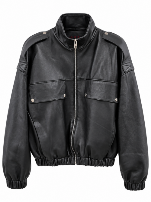 ELECTRIC LAMB LEATHER BOMBER